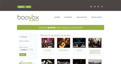 Desktop Screenshot of boovox.com